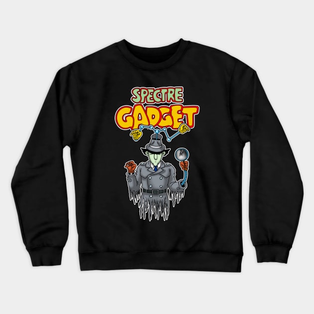 Spooky Ghost 80's Cartoon Halloween Horror Gift For 80's Kids Crewneck Sweatshirt by BoggsNicolas